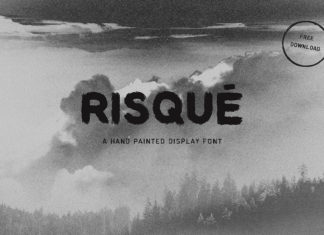 Free Risqué Hand Painted Display Font