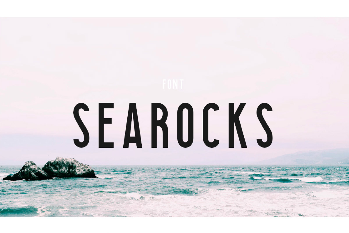 Free Searocks Condensed Sans Serif Font