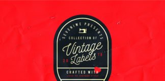 Free Vintage Label Template Kit