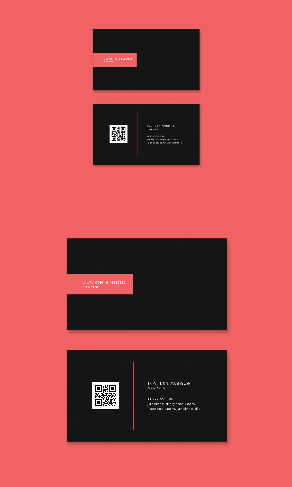 Free Visiting Card PSD Template