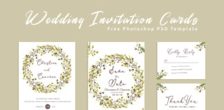 Free Wedding Invitation Card Template
