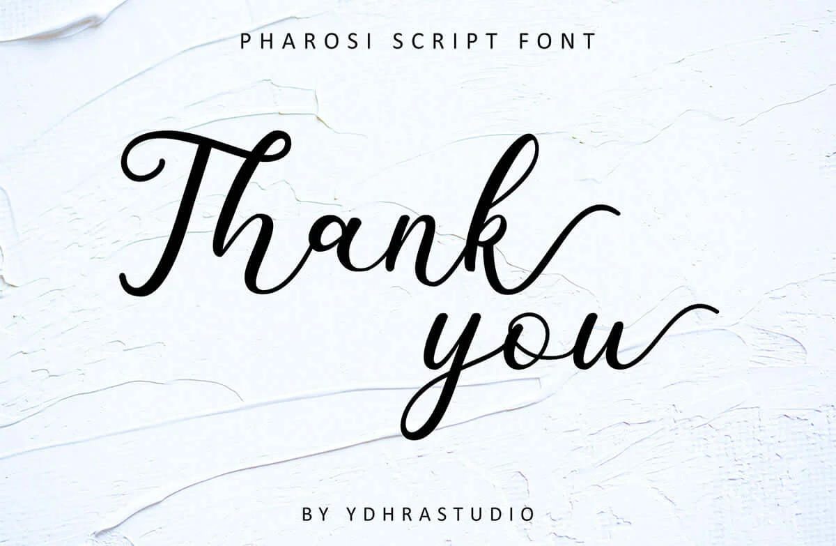Pharosi Script Font Preview 5
