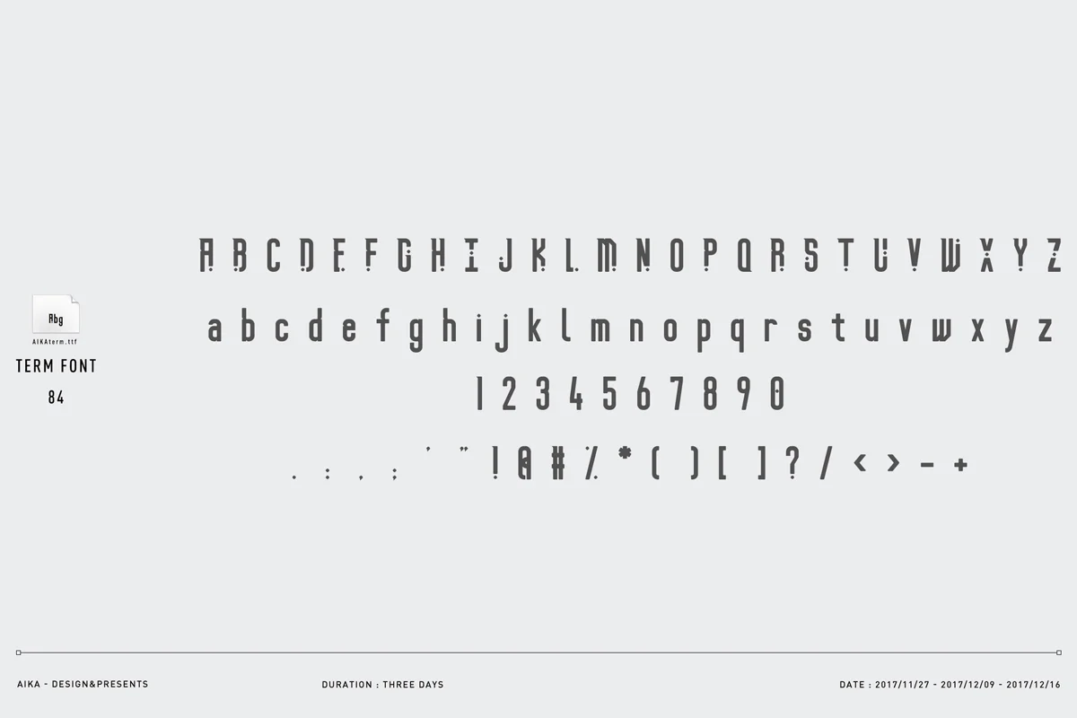 Term Display Font Preview 6