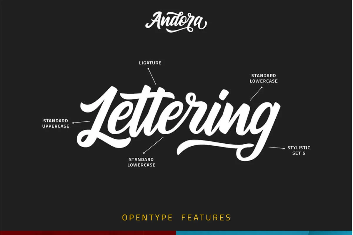 Andora Script Font Preview 3