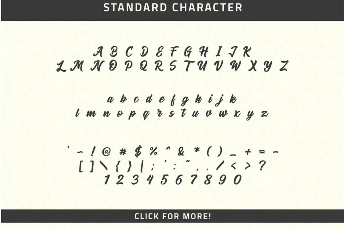 Andora Script Font Preview 5