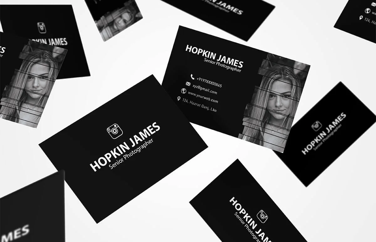Corporate Photography Business Card Preview 2