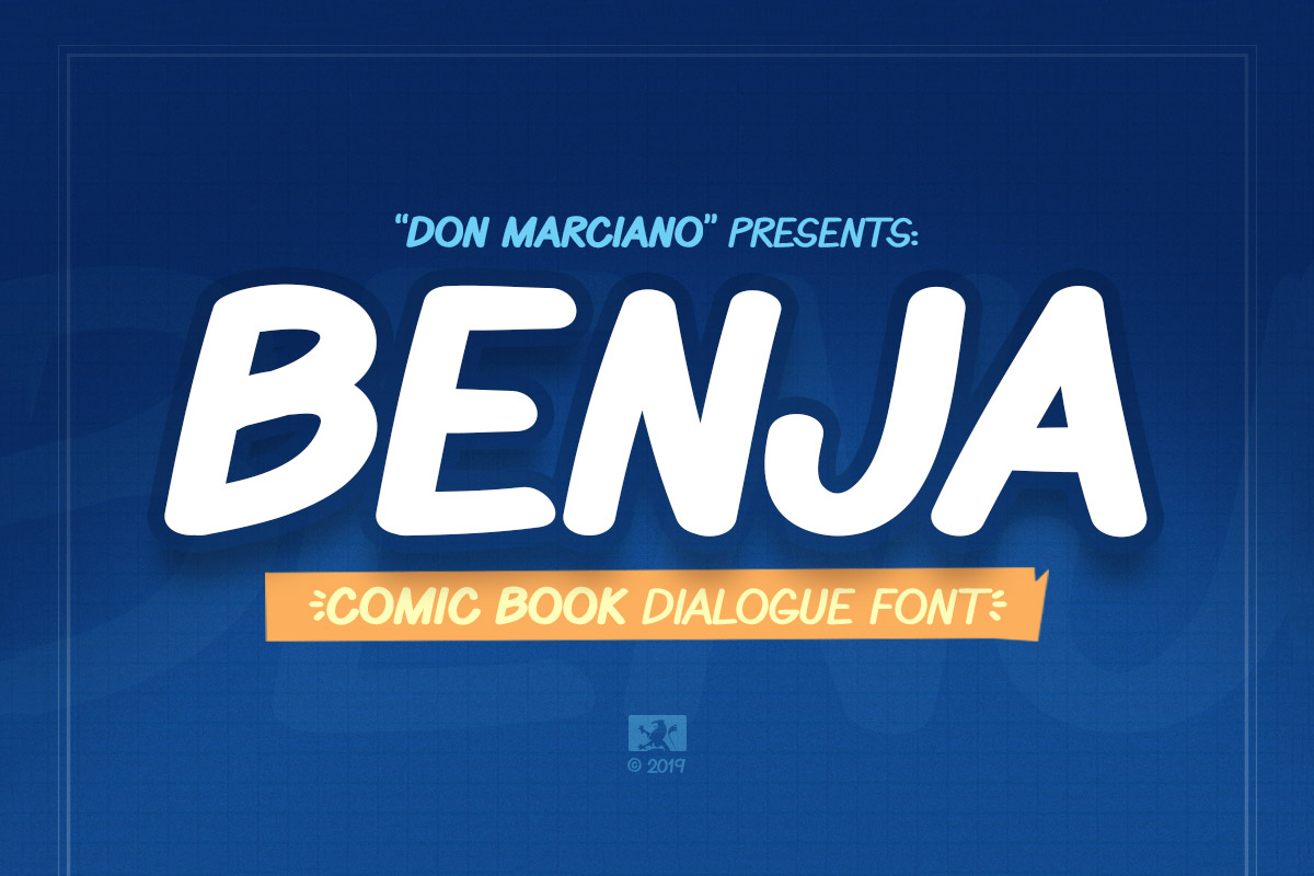 Free Benja Comic Book Font