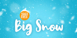 Free Big Snow Script Font