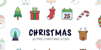 Free Christmas Vector Icon Set