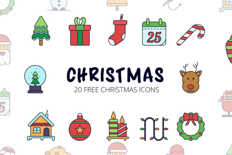 Download Free Christmas Vector Icon Set Creativetacos SVG Cut Files