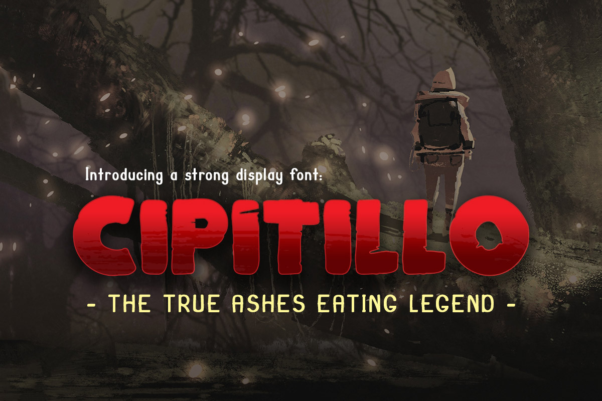 Free Cipitillo Horror Display Font