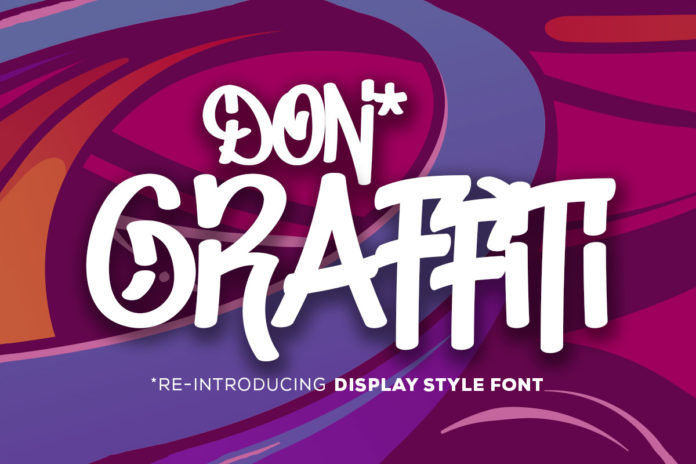 Free Don Graffiti Display Font