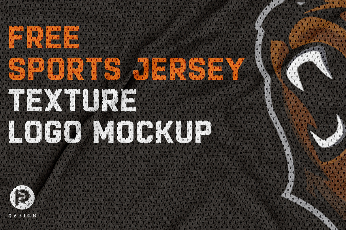 Free Jersey Texture Logo Mockup