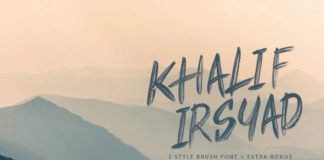 Free Khalif Irsyad Brush Script Font