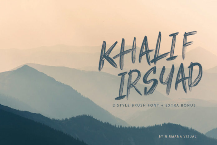 Free Khalif Irsyad Brush Script Font