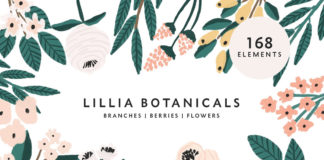 Free Lillia Floral Illustration
