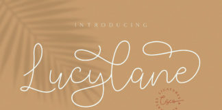 Free Lucylane Signature Font