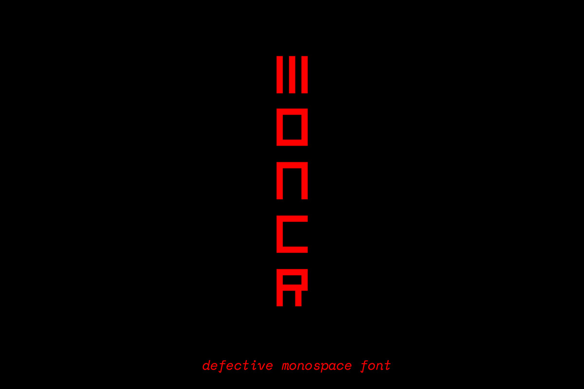 Free Moncr Display Font