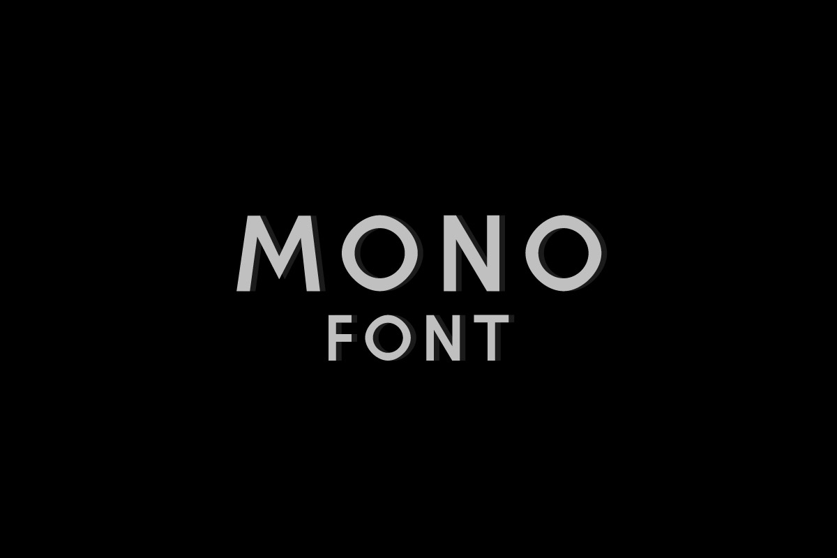 Free Mono Sans Serif Font