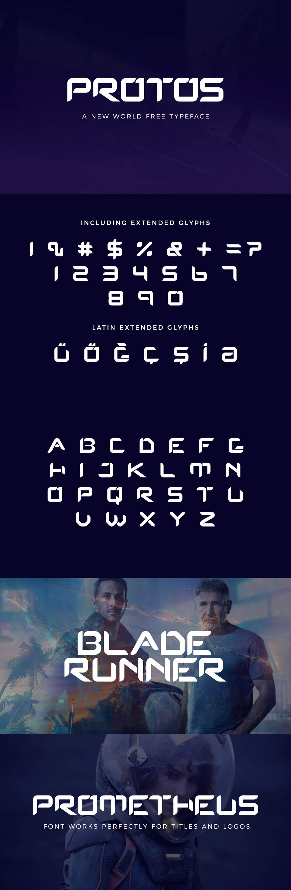 Free Protos Display Font