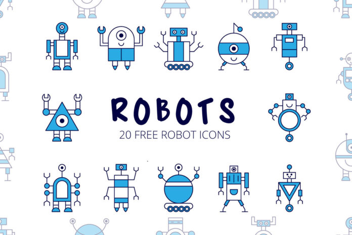 Download Free Robot Vector Icon Set ~ Creativetacos