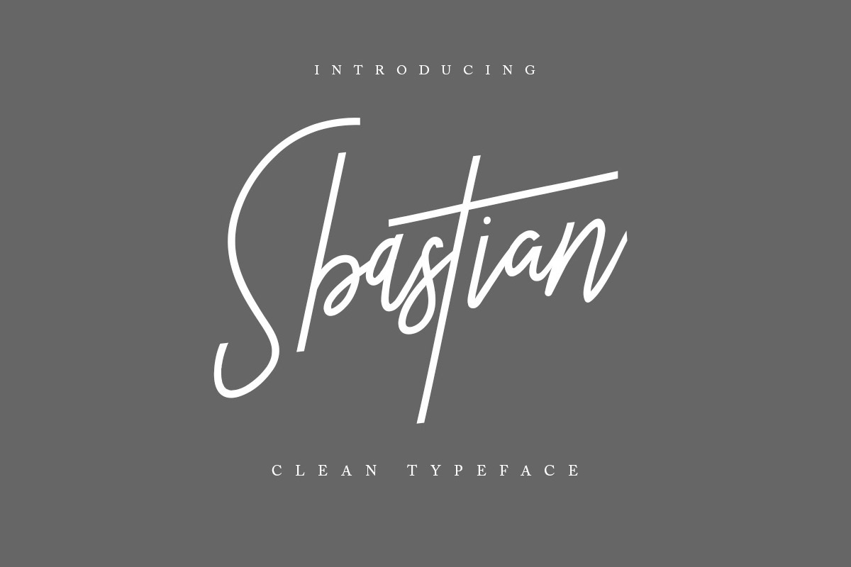 Free Sbastian Signature Font
