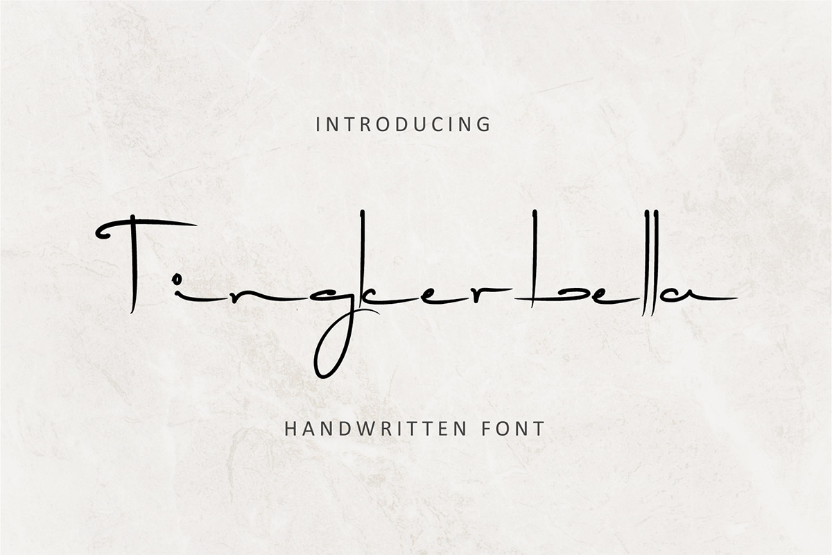 Free Tingkerbella Handwritten Font