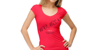 Free Women T-Shirt Mockup