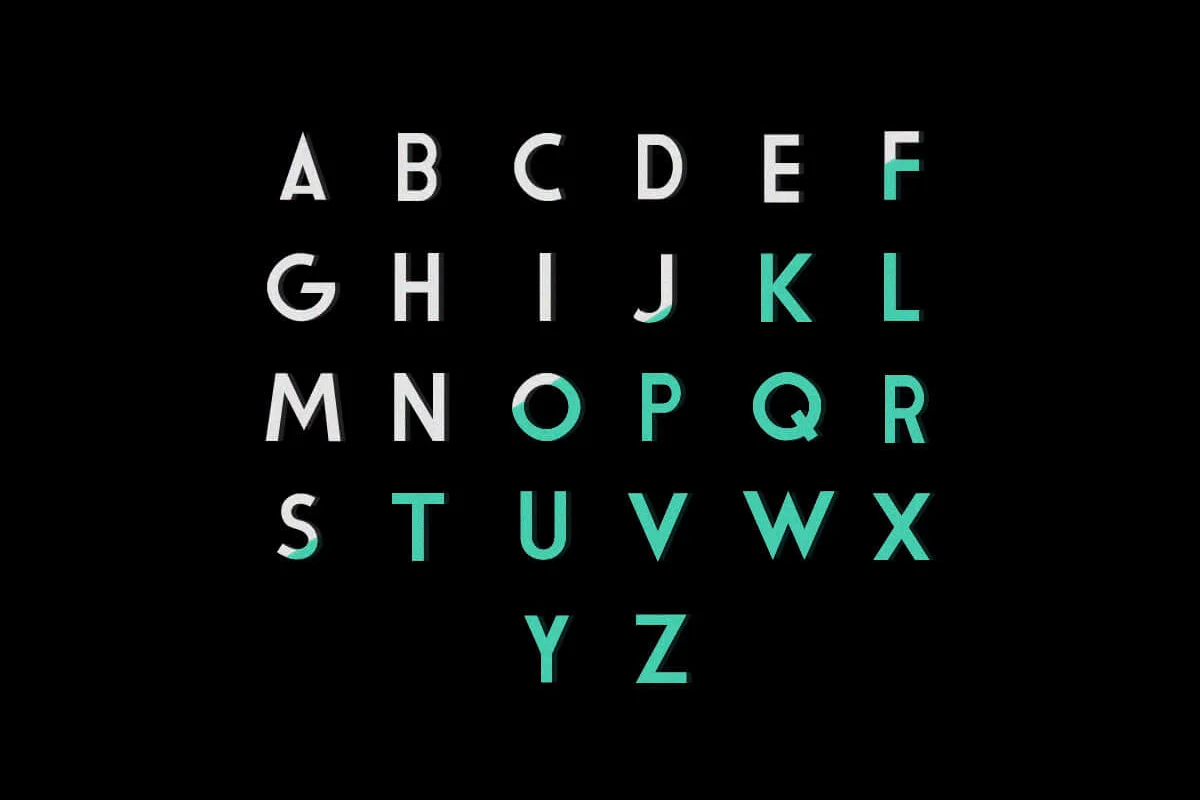 Mono Sans Serif Font Preview 1