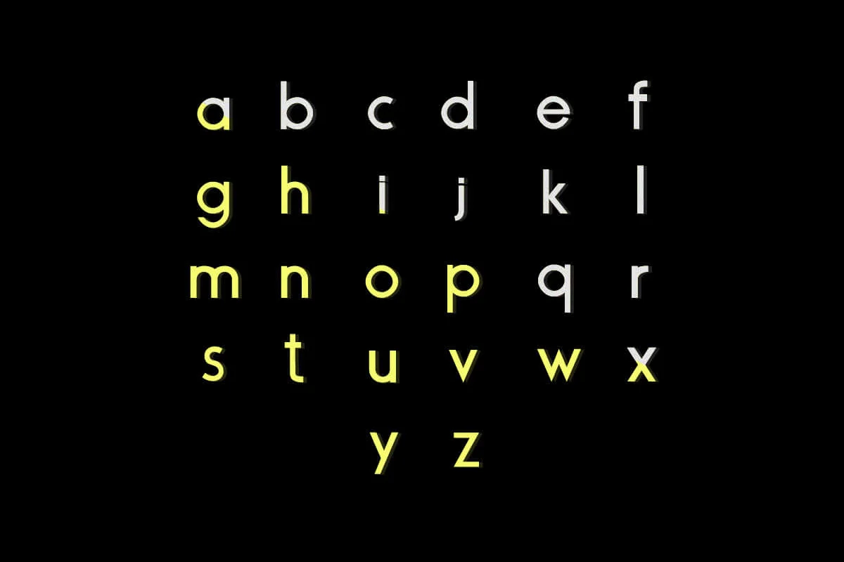 Mono Sans Serif Font Preview 2