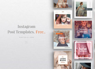 10 Free Instagram Fashion Post Template