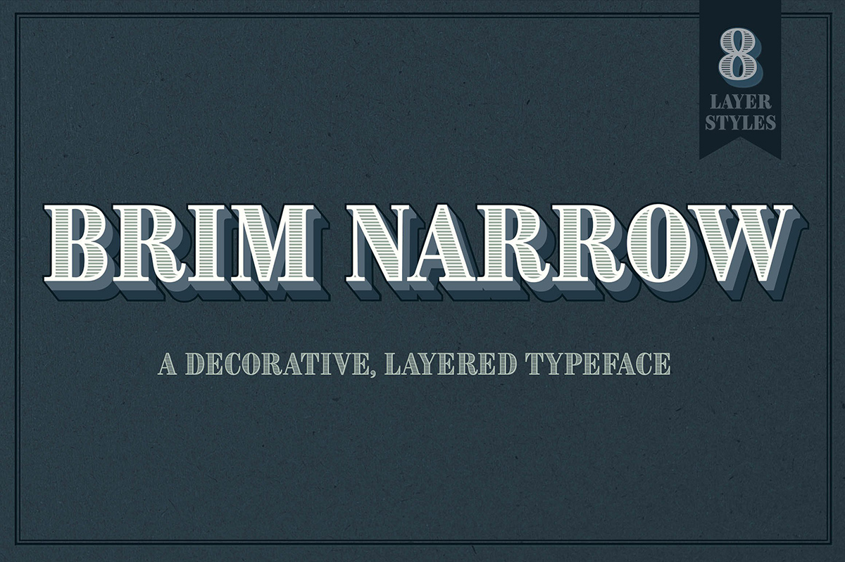 50+ Best Condensed & Narrow Fonts of 2019