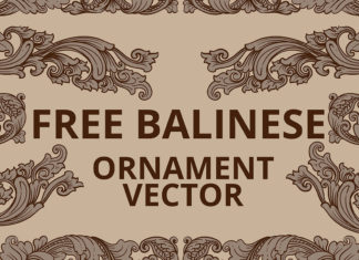 Free Balinese Ornament Vector