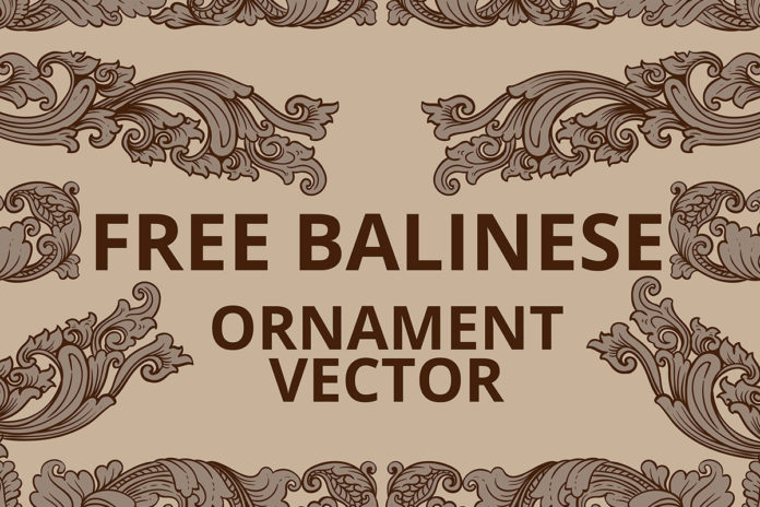 Free Balinese Ornament Vector