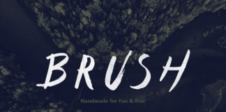 Free Brush Handmade Font
