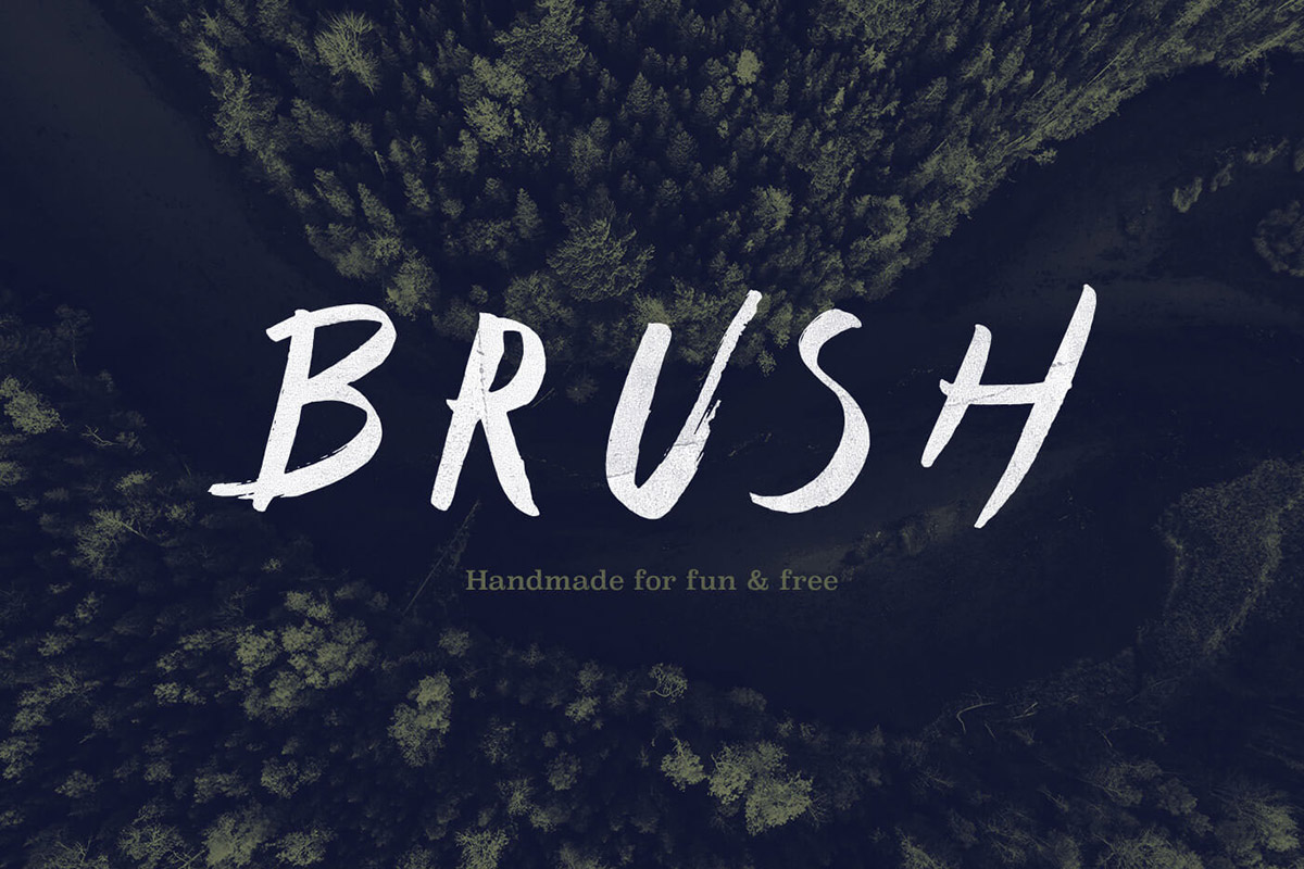Free Brush Handmade Font