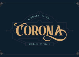 Free Corona Fancy Font