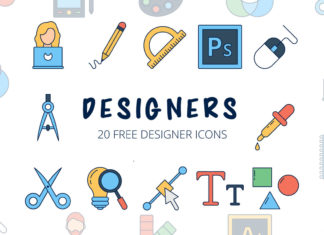 Free Designers Vector Icon Set