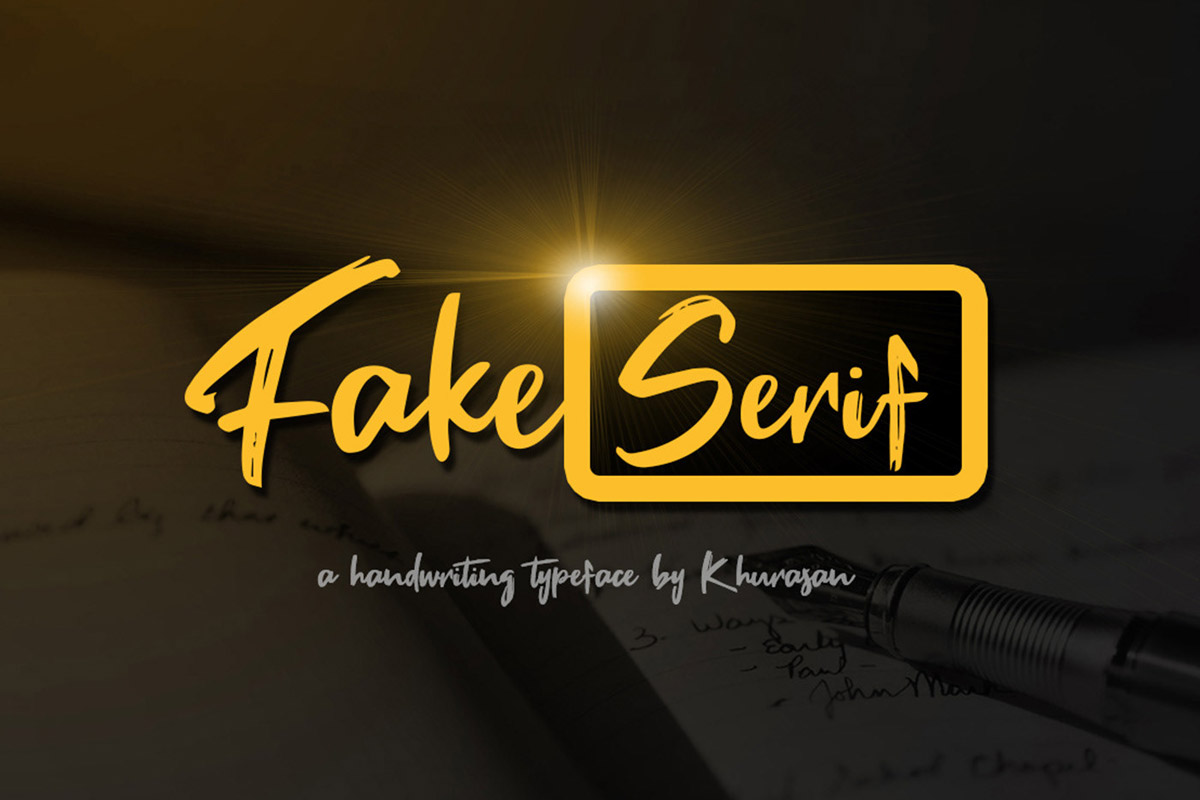 Free Fake Serif Font