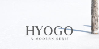 Free Hyogo Modern Serif Font