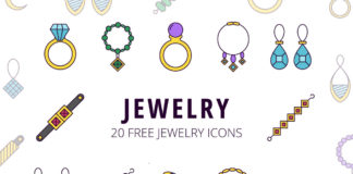 Free Jewelry Vector Icon Set
