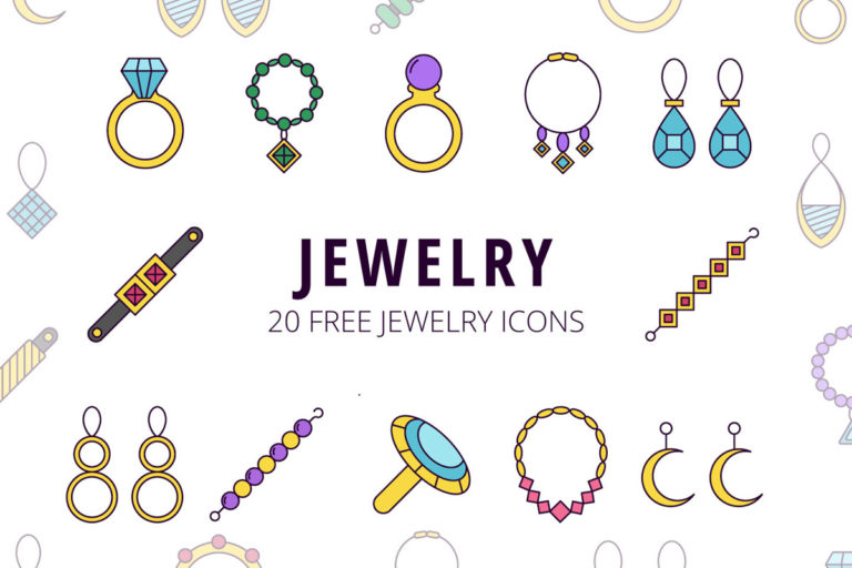 Jewelry Vector Icon Set Free Download - Creativetacos