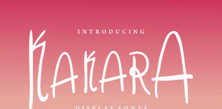Free Kakara Display Font