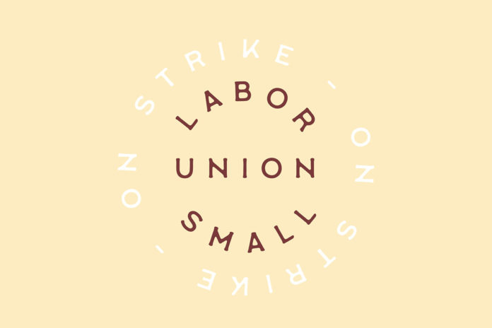 Free Labor Union Small Serif Font