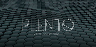 Free Plento Display Font