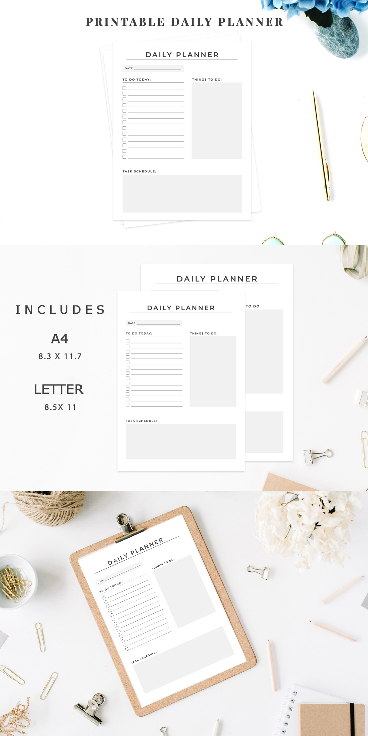 Free Printable Daily Planner