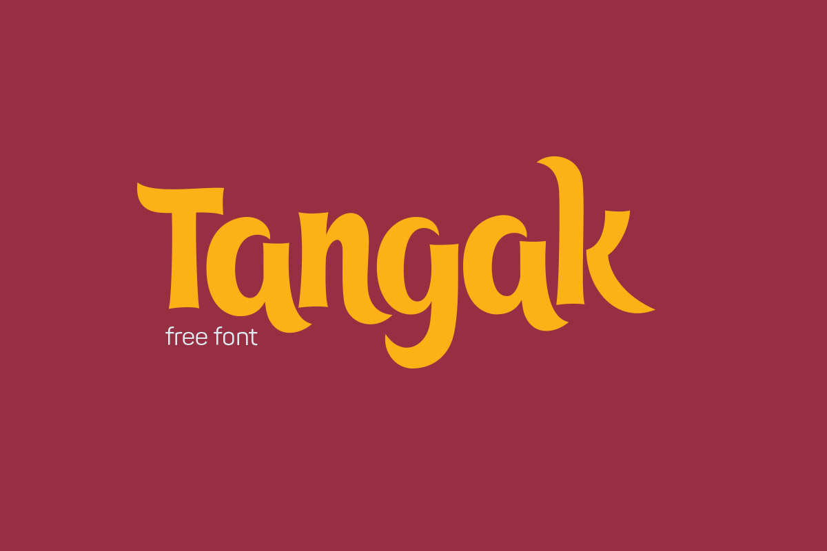 Free Tangak Display Font