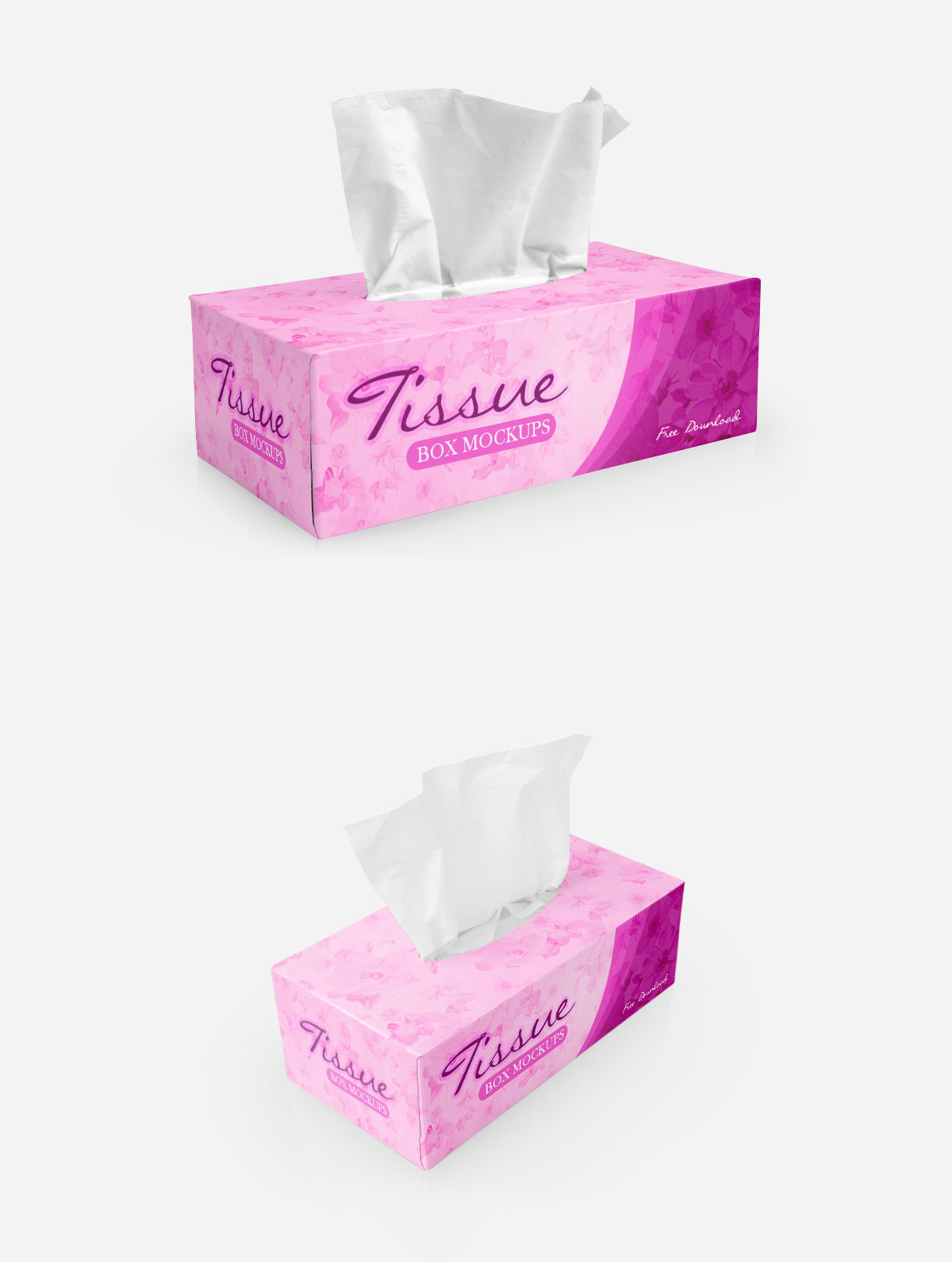 Free Tissue Box Mockups