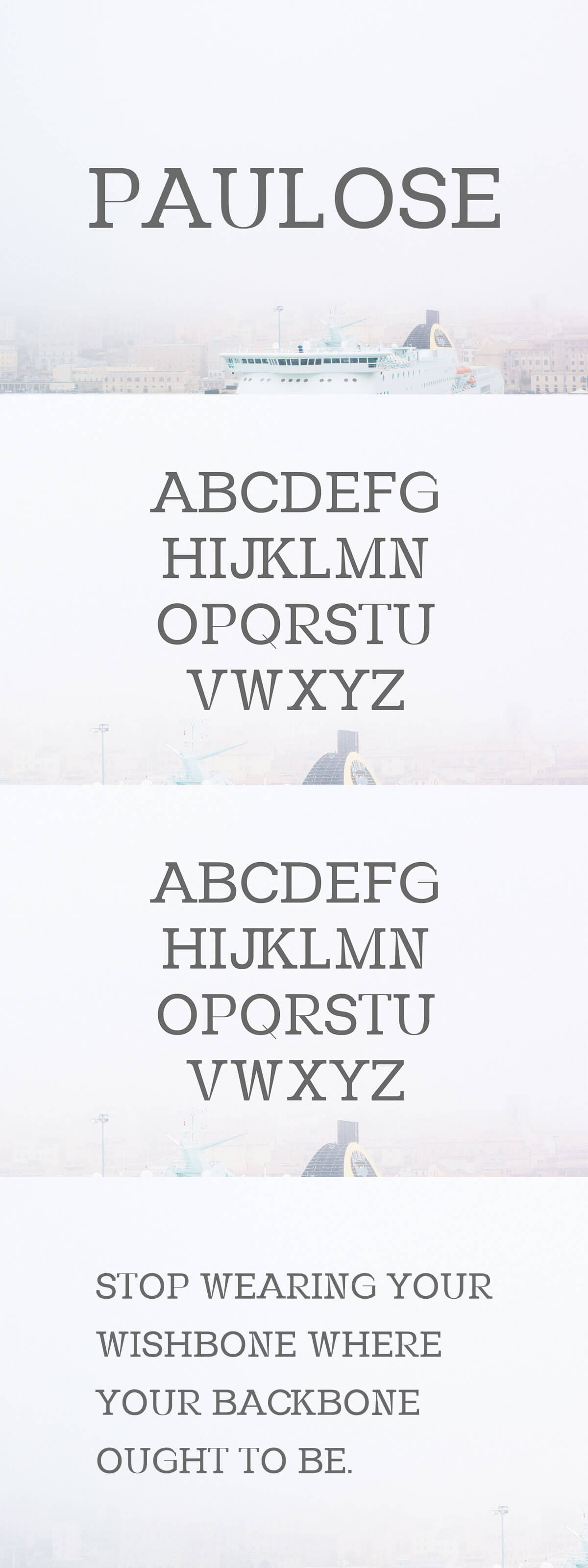 Free Paulose Modern Serif Font