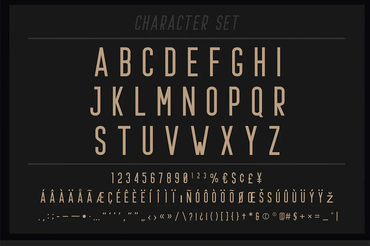 Prestage Sans Serif Font Family Preview 1